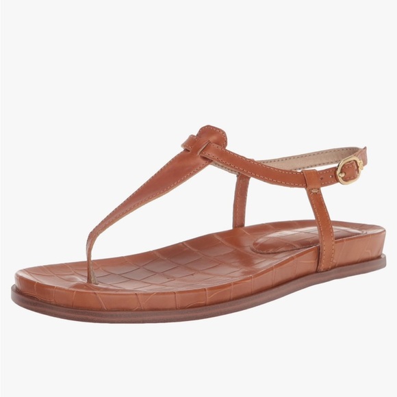New‎ Sam Edelman Naomi Sandals in a Cognac brown color (saddle) Size 8 - Picture 8 of 10